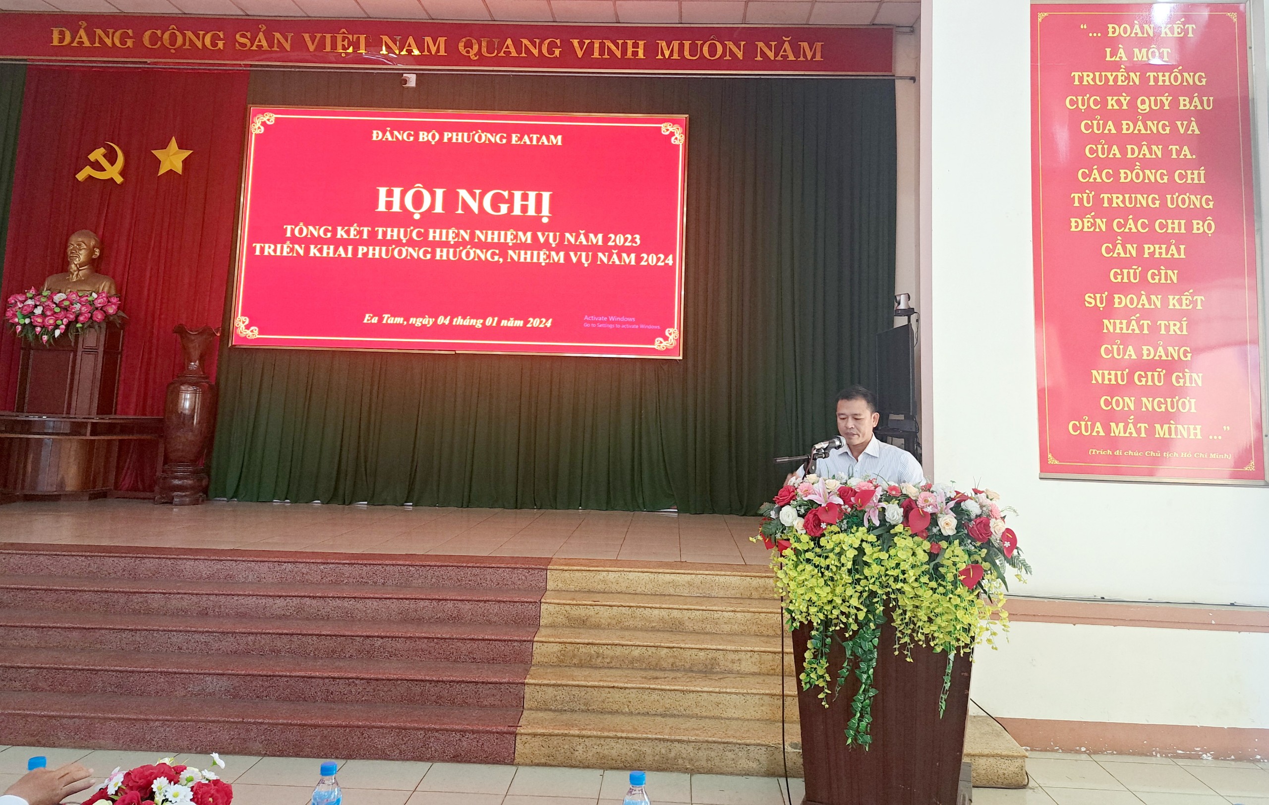 Tổng kết Đảng ủy năm 2023. hình2